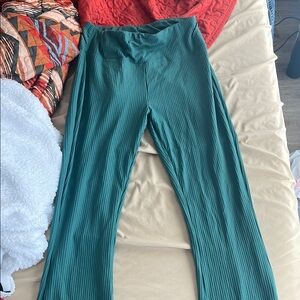 Rue21 Teal Ribbed Leggings
